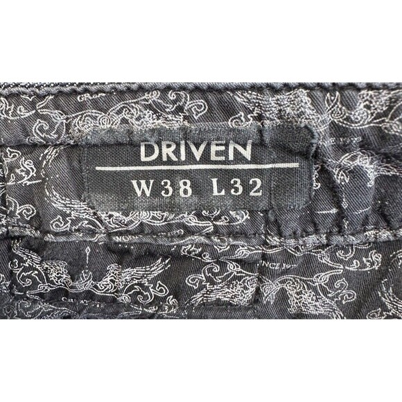 Buffalo David Bitton Jeans Blue Driven Denim Dark Wash Men's 38x32 SHORT INSEAM - Picture 6 of 10